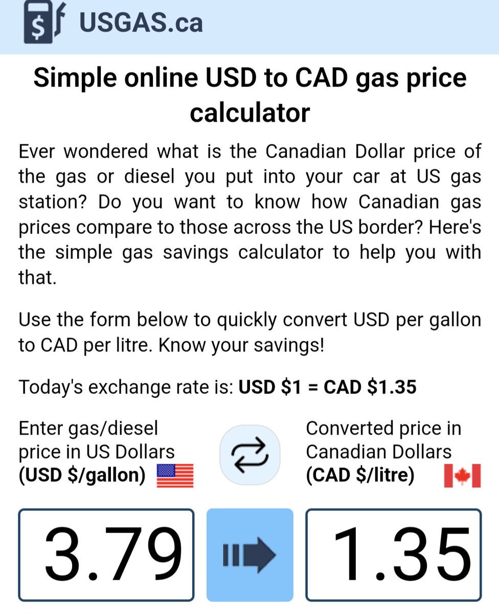 gurdipsahota's tweet photo. Today at the @Costco in #Belllingham, WA regular gas was USD $3.799/gal, which converts to CAD $1.35/litre. I drove by a gas pump in Cloverdale on the way back and petrol was $1.95/litre. You can do the math @JanetBrown980 @anitahuberman #gasprices #carbontax https://t.co/TVmml4Hwdq