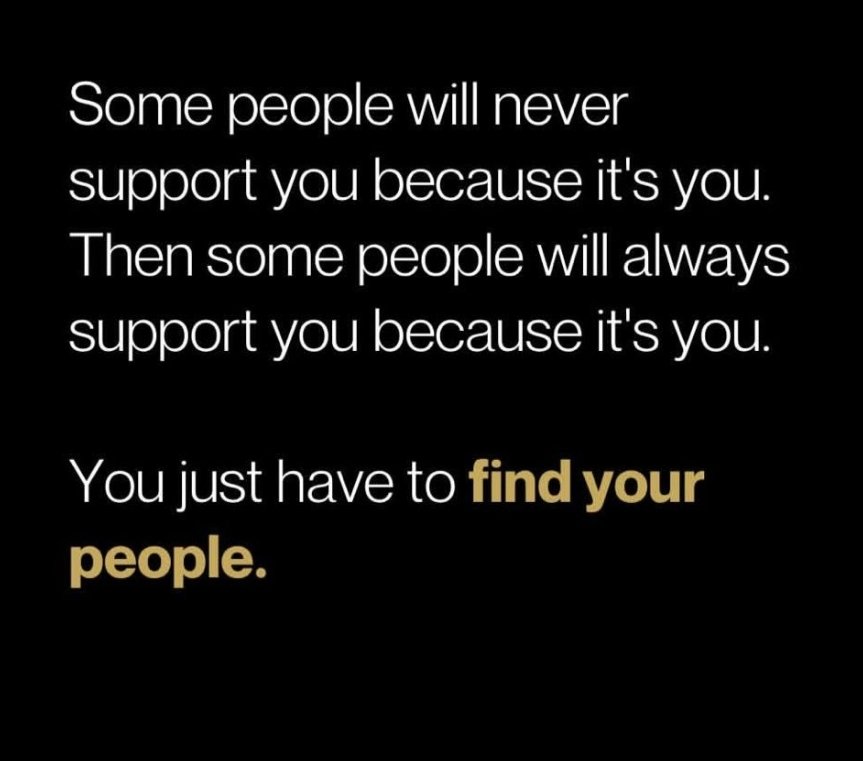 Found yours yet?! 

It's a big world with billions of people. You will find both of these people whilst exploring life. Just being aware of this statement allows you to enjoy that process.

#Marmite #findyourpeople #community