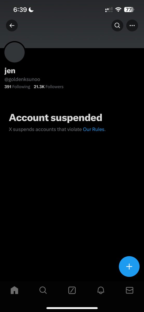 Hello @X & @Support,

I have been following @goldenksunoo  for so long and saw that their account got suspended suddenly. The account owner have never violated any of the X rules. 

Kindly look into this matter as soon as possible. Thank you.