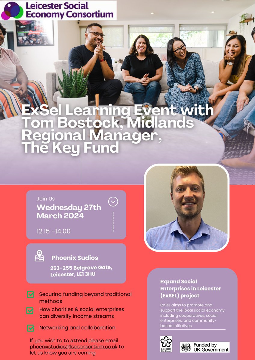 ethicalbizex's tweet image. Pleased to announce the next #ExSel #LearningEvent takes place on 27/3. Keynote speaker will be #TomBostock from @KeyFund - details in flyer.