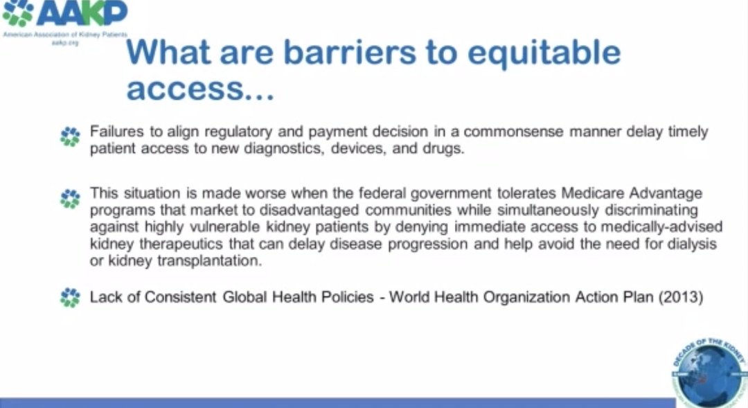 Barriers to equitable access
#ThisIsISN #ISNwebinar
