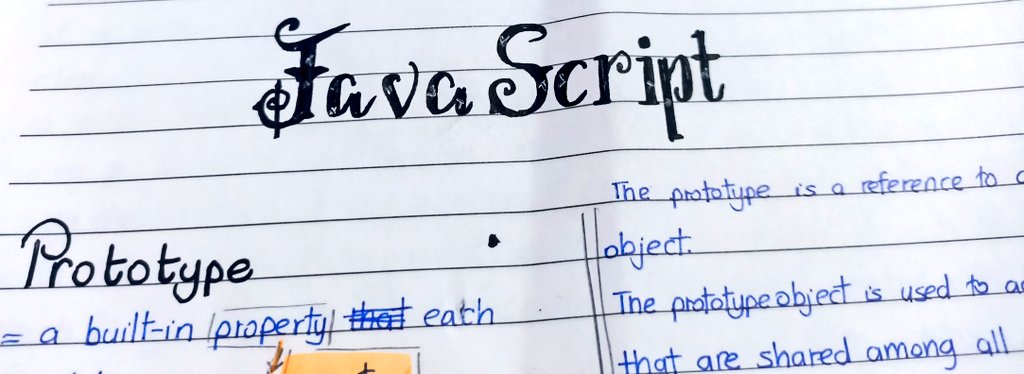 HagarSamy0's tweet photo. #DaysOfCoding๐ต
Each object in JS has its own properties; one of these properties is the __proto__. This property holds the prototype of the obj.
Each prototype is an object, so it has its own __proto__. Going like this makes up a chain ๐ of prototypes that ends only .... https://t.co/OBRLbR8OT2