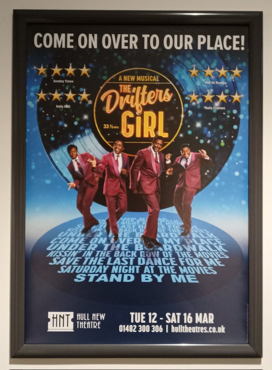 Great night watching @thedriftersgirl at @NewTheatreHull tonight! Lots of fab songs and dance moves from a brilliant cast! 🎶🕺🤩