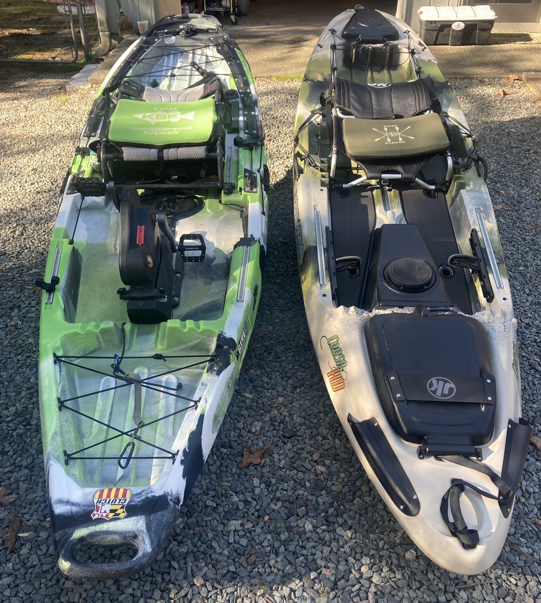 miacalva's tweet image. I call these two “Compton” and “Long Beach.”

#jacksonkayak #jacksonCoosa #jacksonBite 
#CoosaHD #BiteFD #kayakfishing #jacksonkayakfishing #MadeInUSA