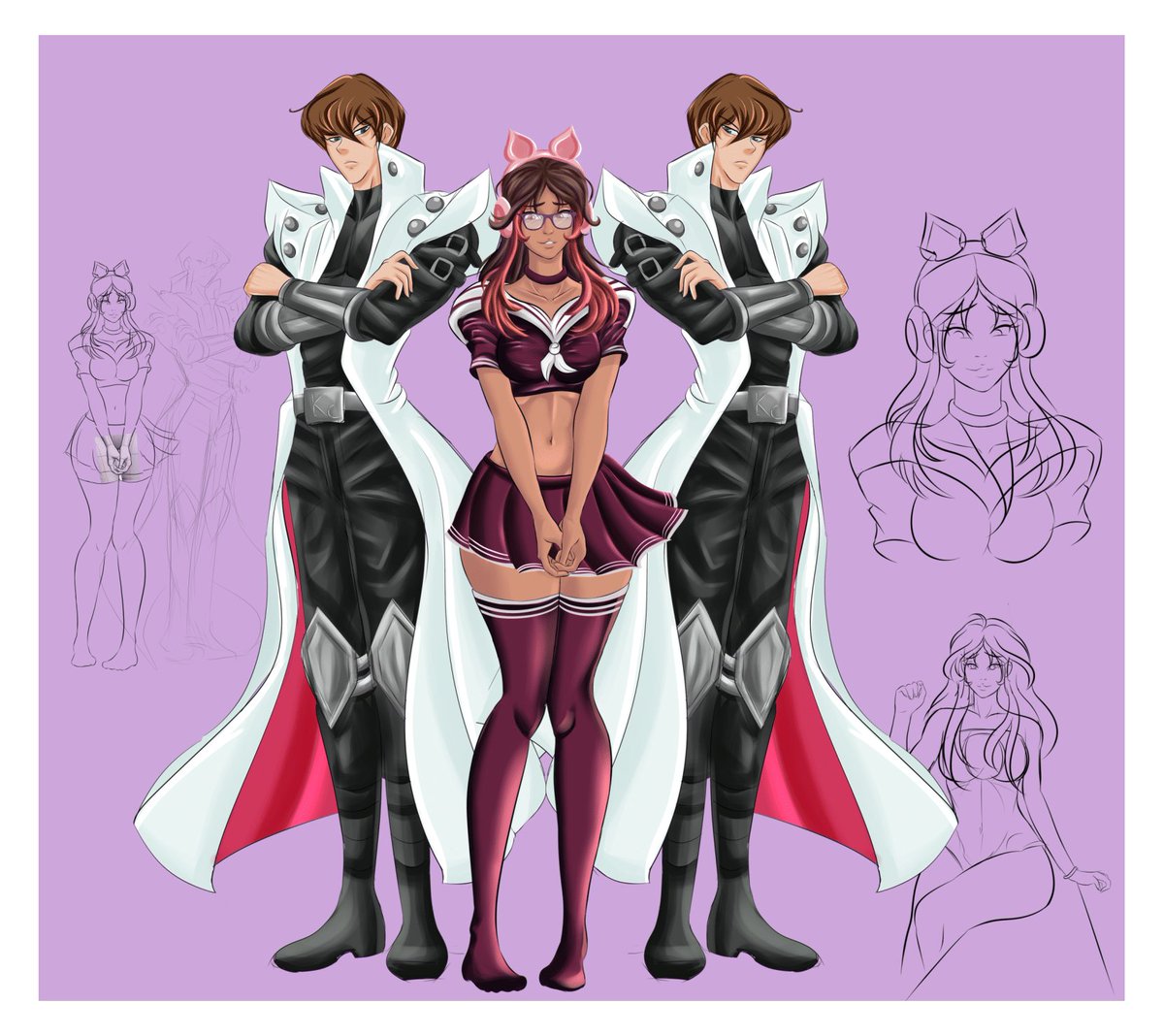 _roxypoxxy's tweet photo. Les comparto este fanart todo bonito que me hicieron con Seto ♡⸜(˃ ᵕ ˂  🌸)⸝

Art: Wil Dauria💌 https://t.co/jM3Lh1gH8T
