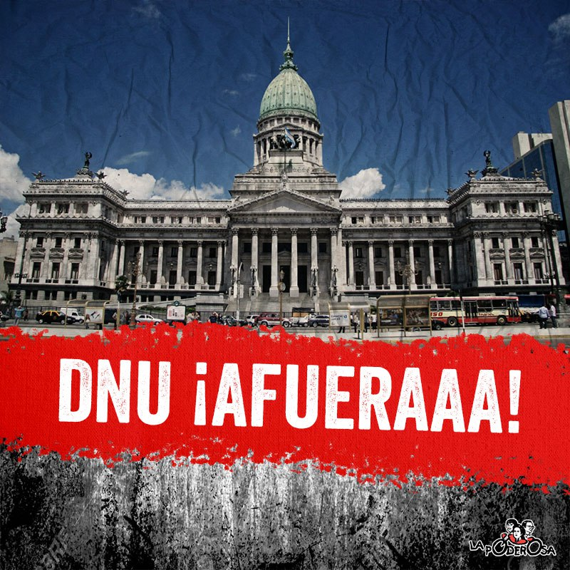 gargantapodero's tweet photo. ¡Al carajo el DNU! Y que ahora no se queden callados los diputados, frente a la decadente prepotencia de la casta libertaria: urgente y necesaria, ¡LA EMERGENCIA ALIMENTARIA! https://t.co/0DWsLTHoHF