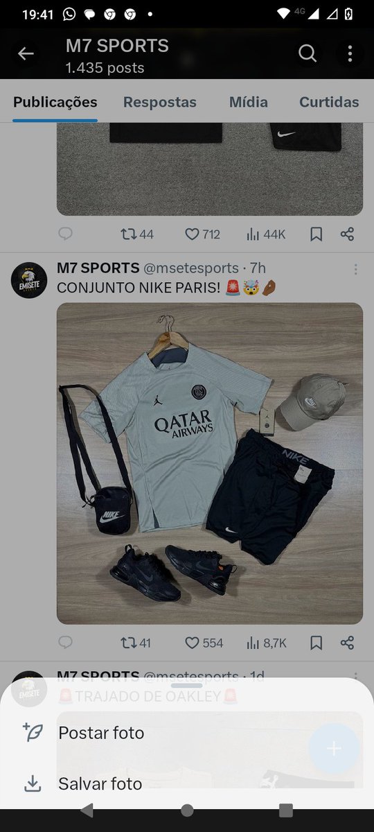 Essa loja aí não e de confiança receber o Pix e não faz a entrega da mercadoria tudo safado M7 Sport @msetesports