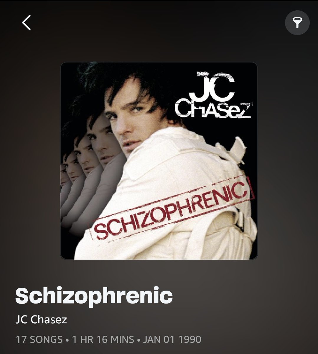 Also @amazonmusic can you fix the date on #JCChasez album?