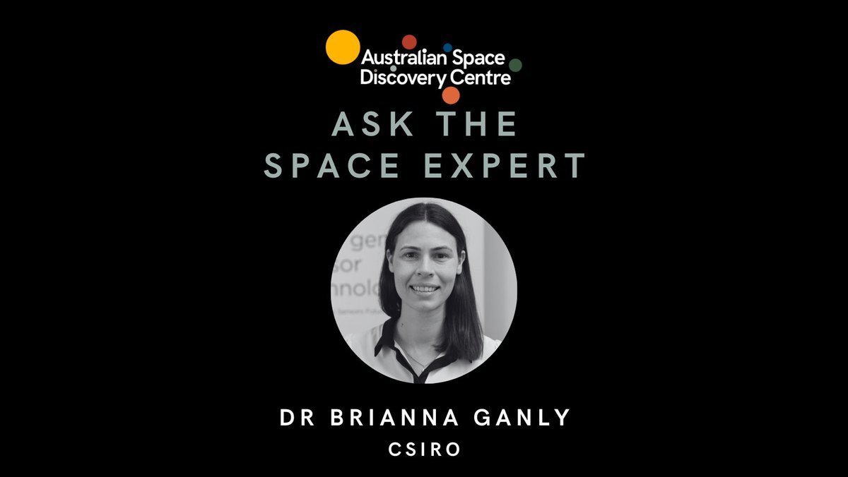 Looking forward to welcoming Dr Brianna Ganly from @CSIRO as our next guest on Ask the Space Expert. Join us for this free virtual event on Wednesday, 20 March at 2pm ACDT. Register to attend: trybooking.com/events/landing…