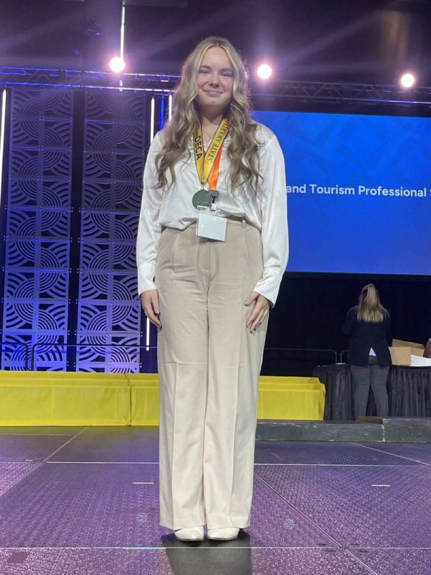 After a scoring mixup, we are so excited for Olivia Johnson who also qualified for DECA Nationals!! Way to go!! CONGRATULATIONS! <a href="/RHSBTbusiness/">Amy Miller</a>