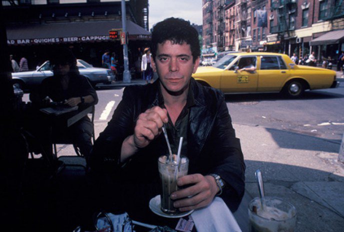 Lou Reed in New York City, 1982. Photo by Waring Abbott.