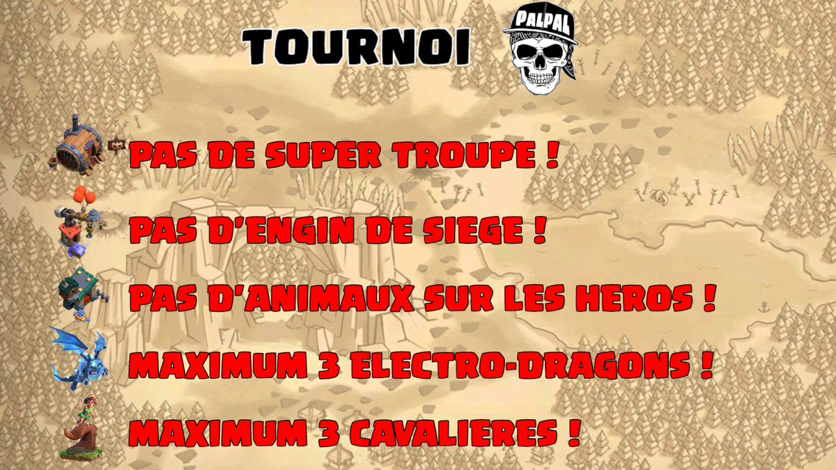 💥 TOURNOI PALPAL 💥

On connaît la date pour le tournoi Palpal du mois de mars 2024, le seul tournoi FR avec un jeu "presque" à l'ancienne.

🗓 Le samedi 23 Mars 2024 à 21h ! 

Inscriptions ouvertes sur discord.

💰 Le vainqueur prend 50€ et le 2ème 10€. 

C'est parti !!!!!