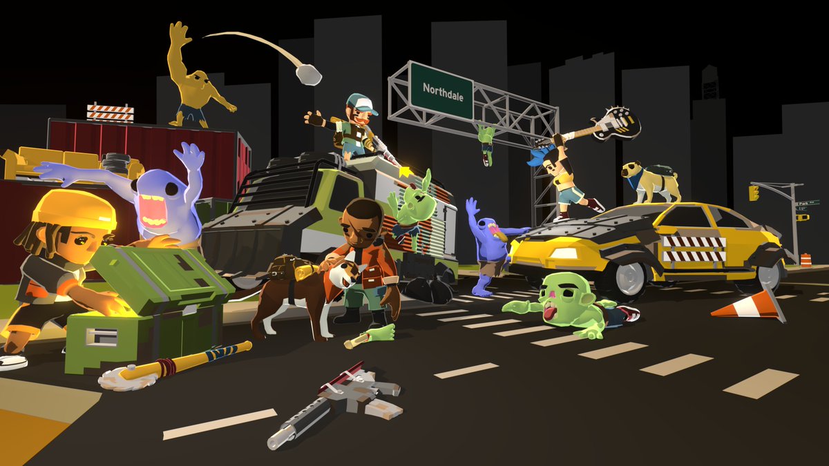 quaternius's tweet image. Zombie Apocalypse Kit is out RIGHT NOW! and FREE!
Tons of models, animated characters, enemies AND DOGS! 

Download it and start a new project. link below.
#gamedev #indiedev