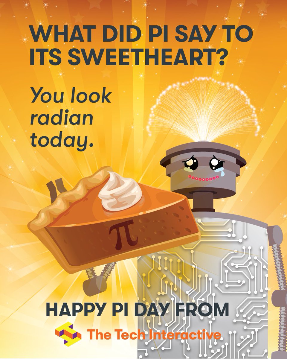 You're the perfect slice for me.🧡 Happy #PiDay everyone!