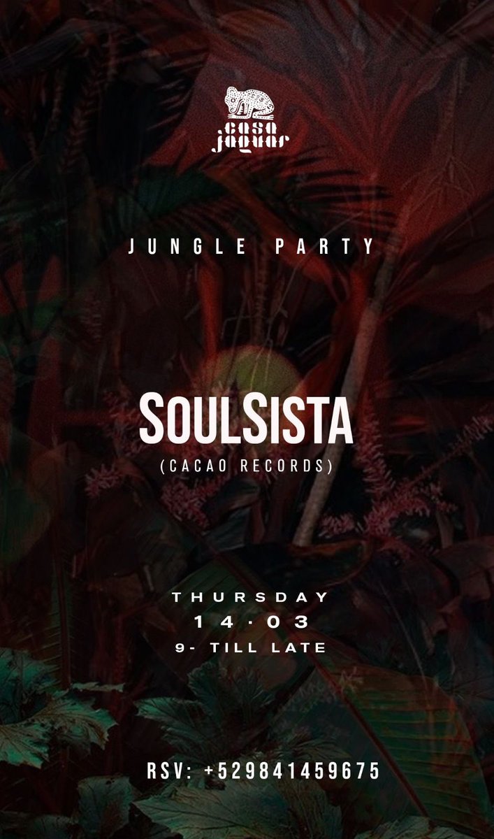 TULUM JUNGLE PARTY TONIGHT 🐆🫶🏽