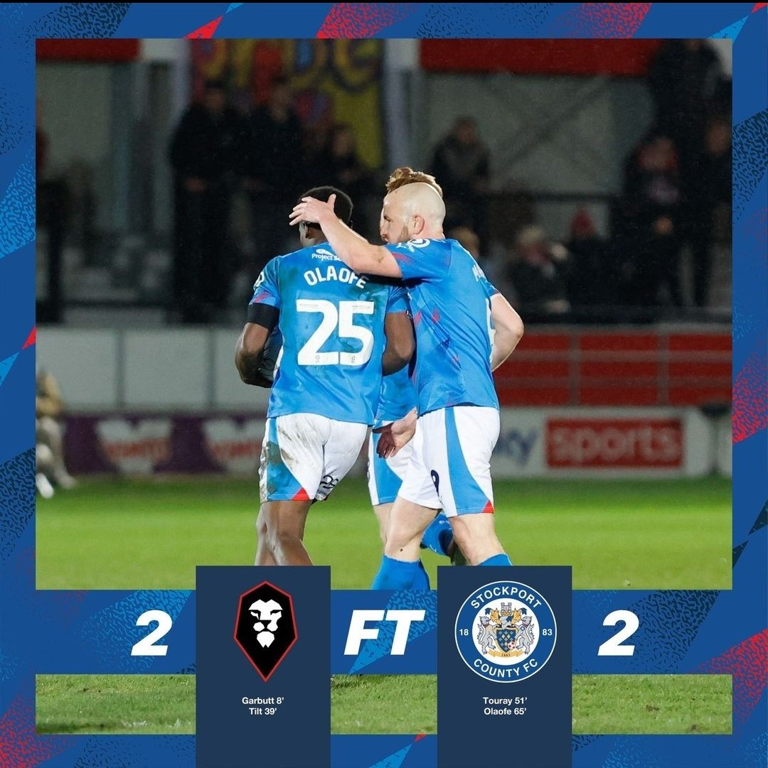 Bets_Observer's tweet image. ❌ Stockport estuvo cerca de remontar un 2-0 adverso pero solo logra sacar 1 punto. Pese a ello sigue dependiendo de sí mismo para ser campeón.

❌ -5,00 Uds

Total Mes: ✅ +58,89 Uds

#TheObserver #ApuestasDeportivas #Tipster #Apuestas