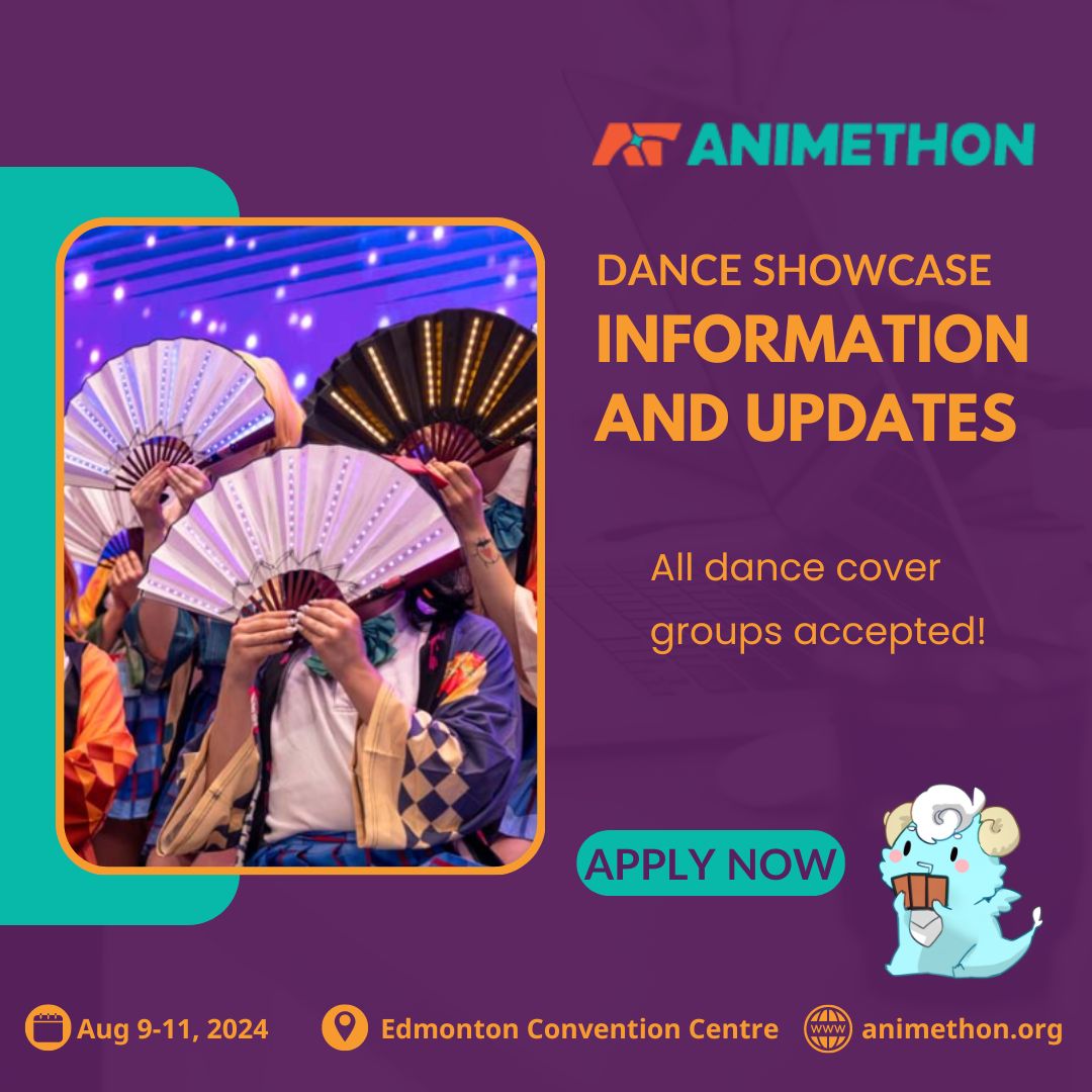 Show us your love for Idol culture through our Dance Showcase! Participation is welcome from any and all dance covers groups, whether it be jpop, anime idol series, or kpop! Apply now animethon.org/dance-showcase #anime #animethon #yeg # convention