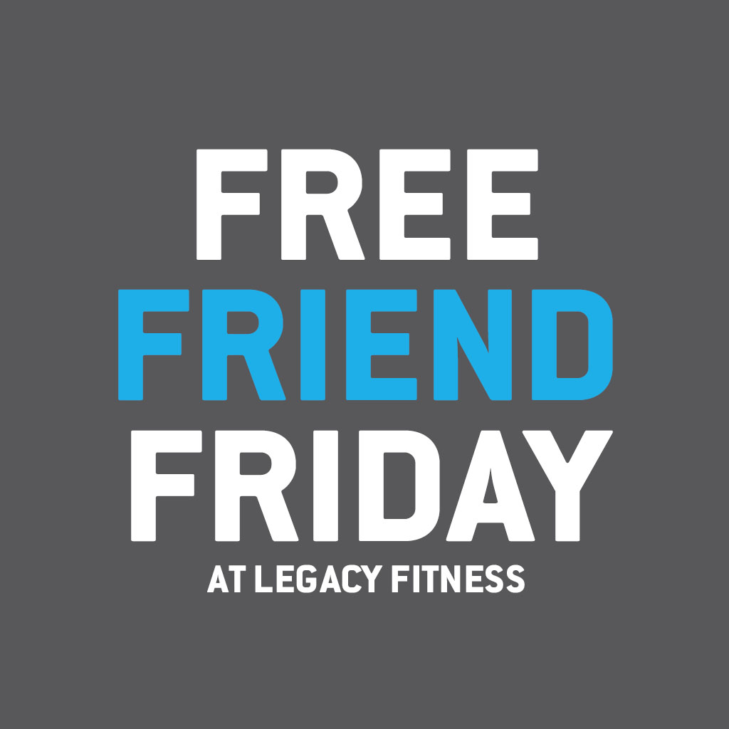 Have some friends you want to share healthy habits with? Every Friday, our members can bring in one friend for free to make that happen!