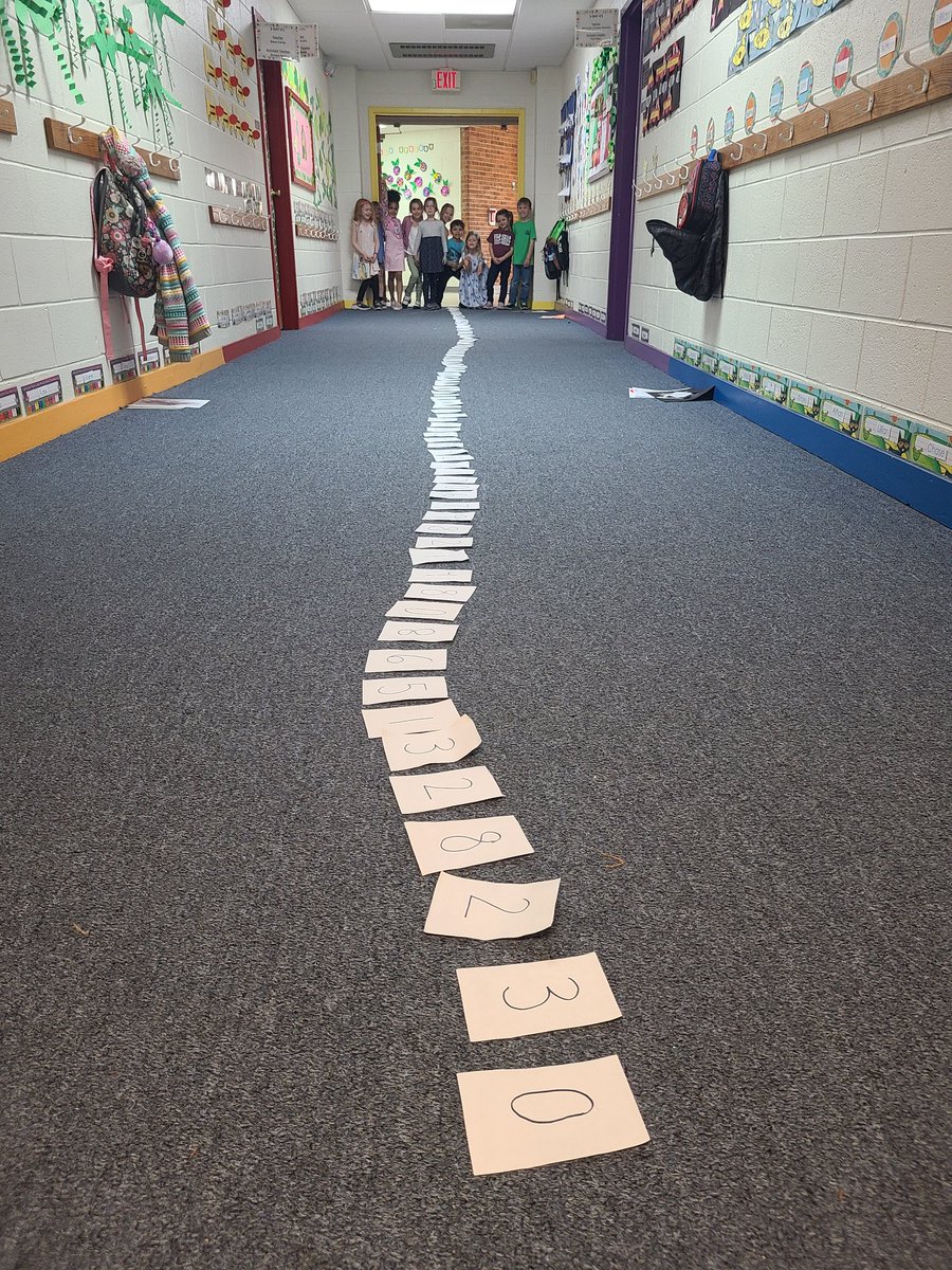 Pi Day fun. Reading Circle Loves Pi, eating pie, making crowns, decorating a pie, and placing the first 100 digits of pi down the hall. #PiDay2024 #kindergarten