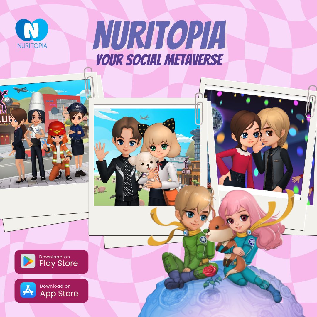 Dive into the world of wonders and adventure💫
Come and join us at NURITOPIA😁

Download NURITOPIA now on Play Store/App Store📲
Visit nuritopia.com to learn more

#nuritopia #metaverse #friends #friendshipgoals #petlover #hobbylobby #healthylifestyletips