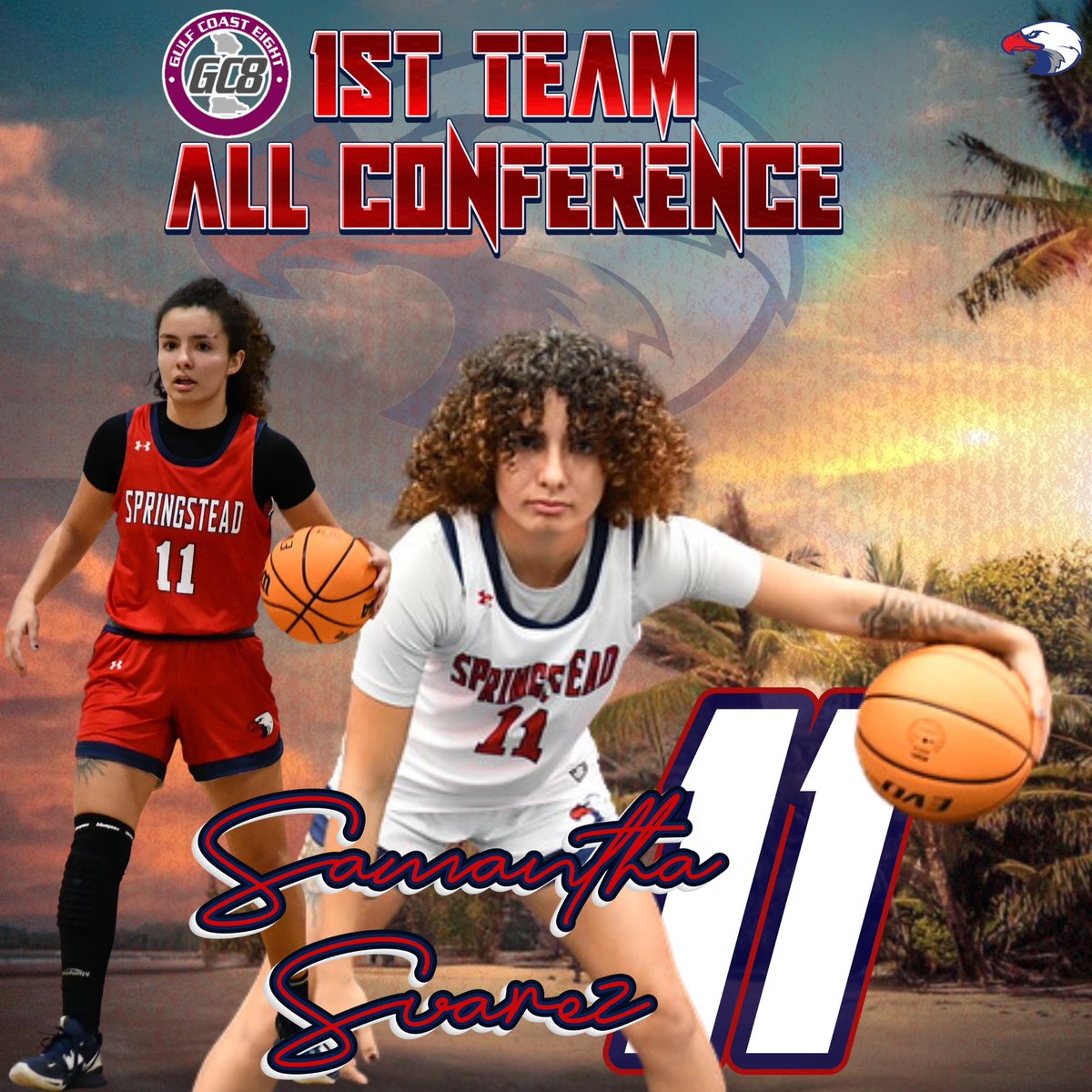 Congratulations, <a href="/SamSuar68358670/">Sam Suarez</a>,  on being named  GC8 1st Team All Conference! 
Your hard work and exceptional performance throughout the season and your career have rightfully earned you this honor. Well done! #WeOverMe
#ProtectTheNest
#YouKnowWhoRocks