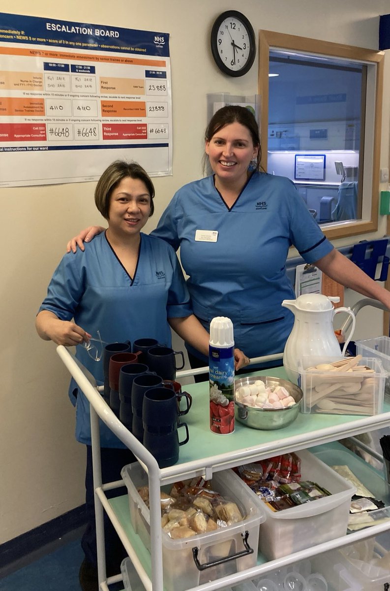 Lia Garden (@lia_garden_rd) on Twitter photo For #nutritionandhydrationweek <a href="/NHSL_Dietetics/">NHS Lothian Dietitians</a> teamed up with @rie207 and @rieward208 to give patients nourishing hot chocolates! ☕️🍫 They went down a treat! For #nutritionandhydrationweek <a href="/NHSL_Dietetics/">NHS Lothian Dietitians</a> teamed up with @rie207 and @rieward208 to give patients nourishing hot chocolates! ☕️🍫 They went down a treat!