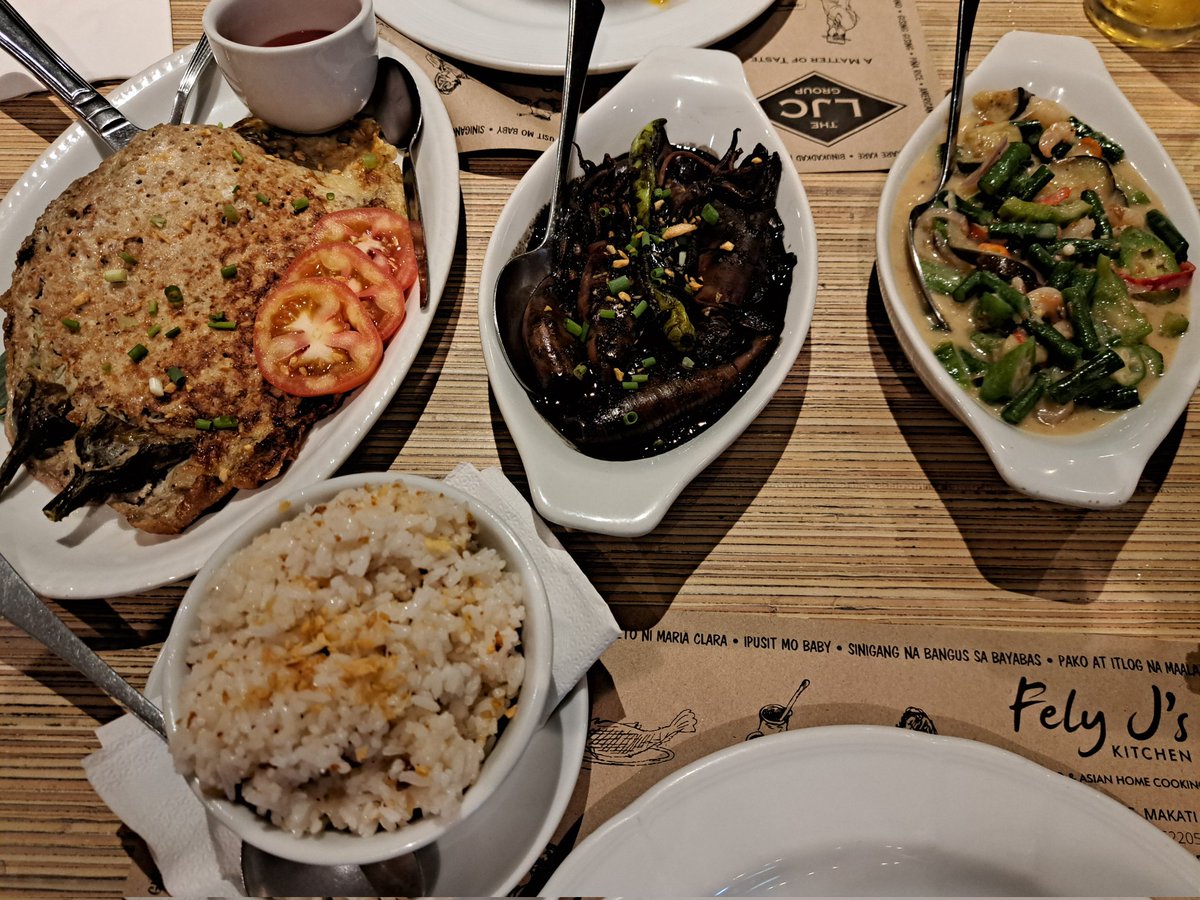 Shuu_Yh's tweet photo. 昨夜のマニラでの最後の晩餐もフィリピン料理。
庶民的なお店ではなく、本格派のお店へ！
又、旨さ格別😁 https://t.co/LG16Qcs33P