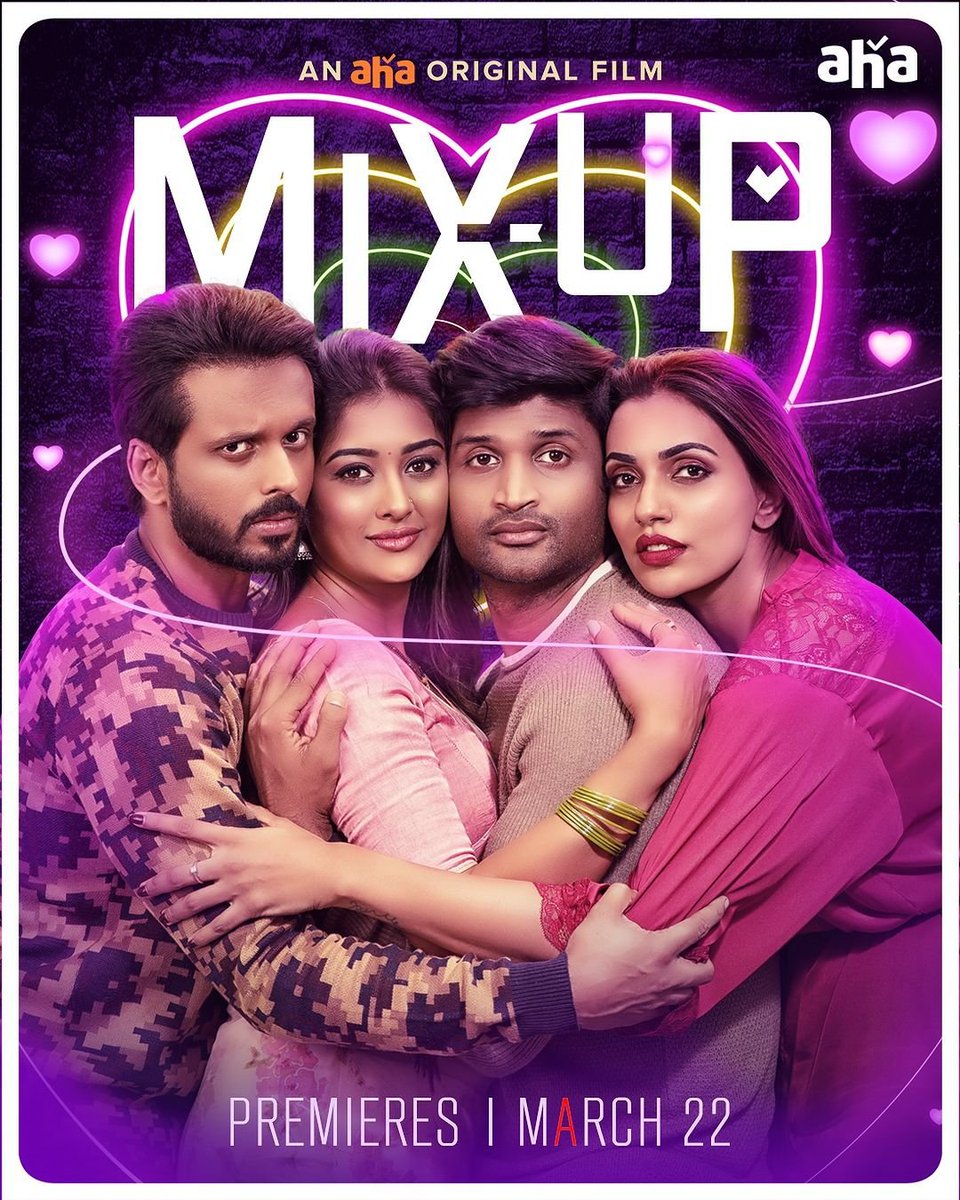 Aha Original Film #MixUp In Tamil Streaming From 22nd March On #AhaVideo.

Starring: #KamalKamaraju, #AksharaGowda, #PoojaJhaveri, #AdarshBalakrishna & More.
Directed By #AakashBikki.

#MixUpOnAha #MixUpMovie #TamilMovie #OTTUpdates #CinemaUpdates #FilmUpdates #PrimeVerse
