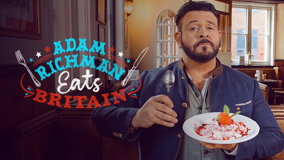 #JustWatched #TVX  📺 🎬
#AdamRichmanEatsBritain  🍴🇬🇧  @FoodNetwork_UK 
If you enjoy food, learning some history about it, then this tour of some of the UK's most famous dishes by @AdamRichman is very worth a watch.

I'm salivating after seeing the first ep. from Yorkshire.