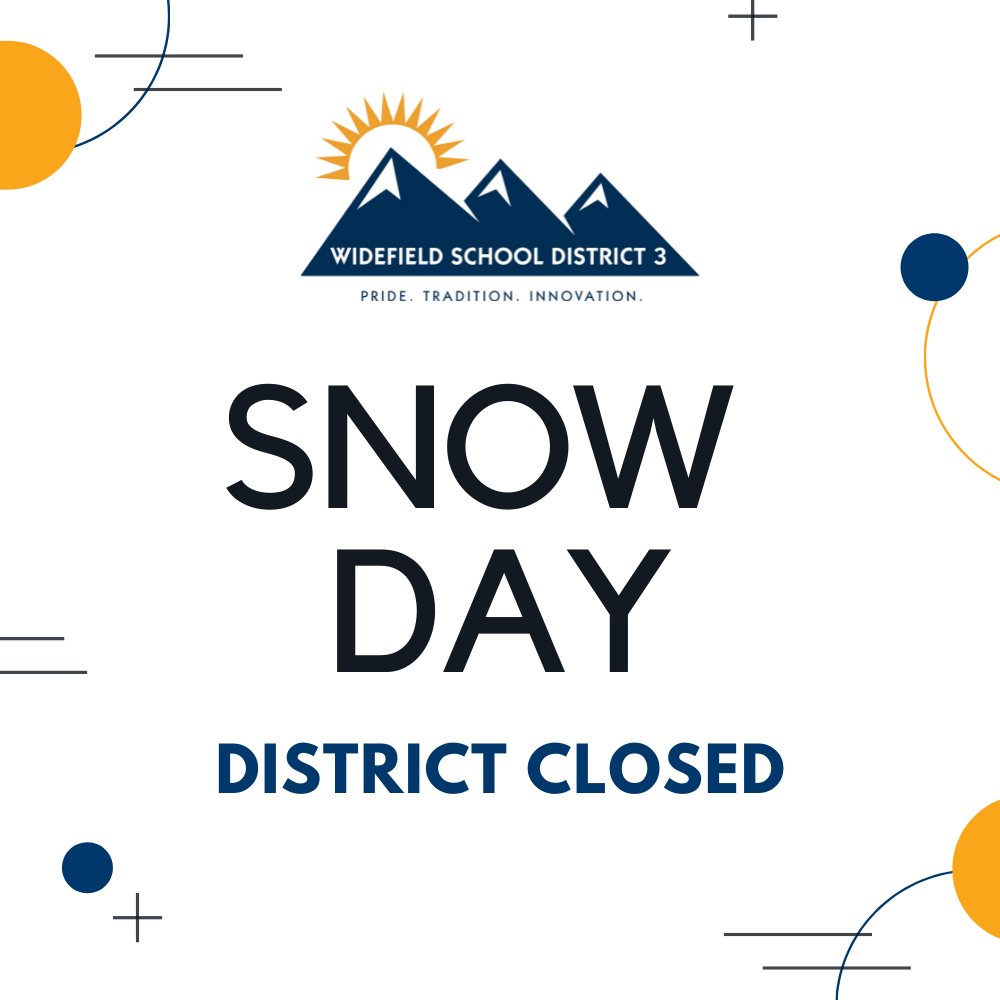 WSD3 will be CLOSED Friday, March 15 due to weather conditions.