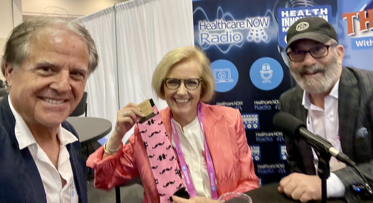 Please welcome Dr. Anne Snowden chief scientific research officer @himss to the #pinksocks community. c/o <a href="/Gil_Bashe/">GIL BASHE</a> #himss24