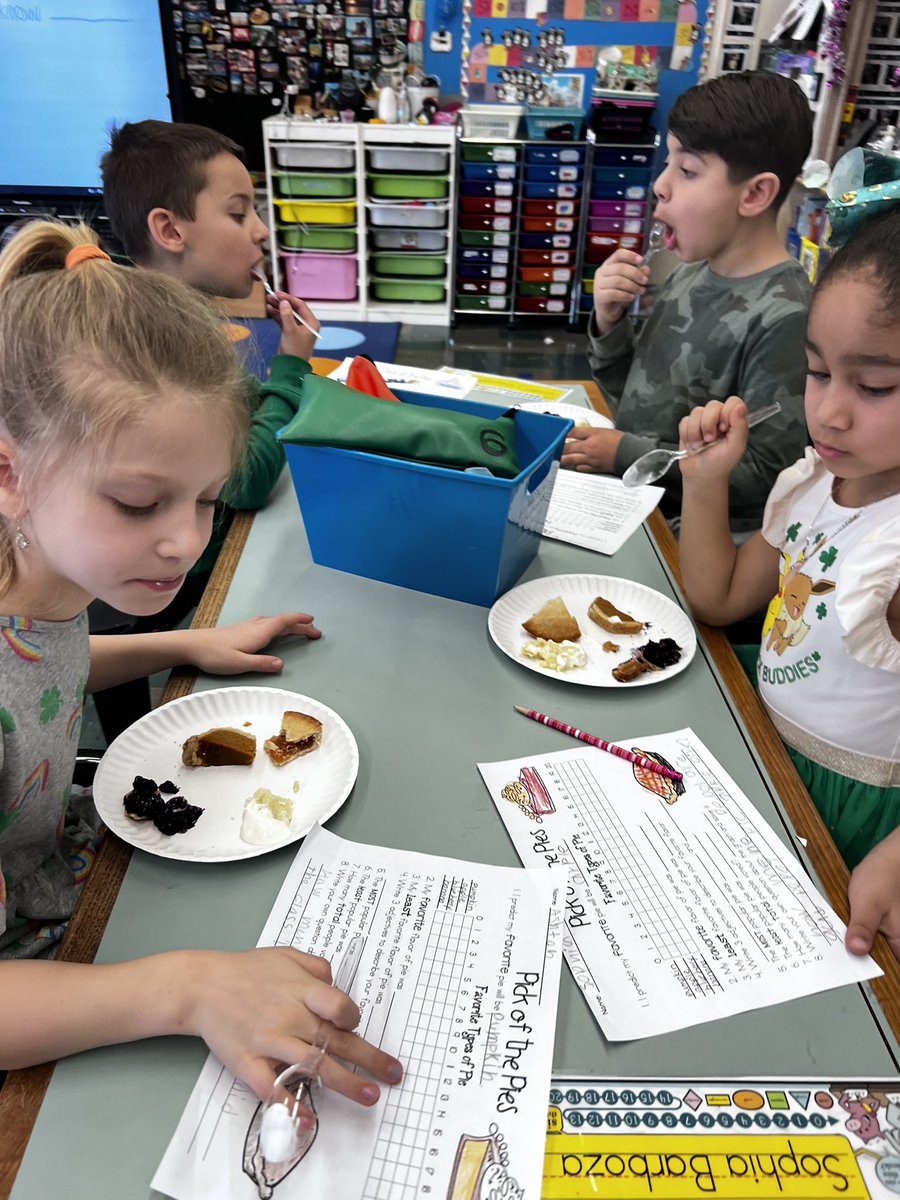 Pie tasting on Pi Day!