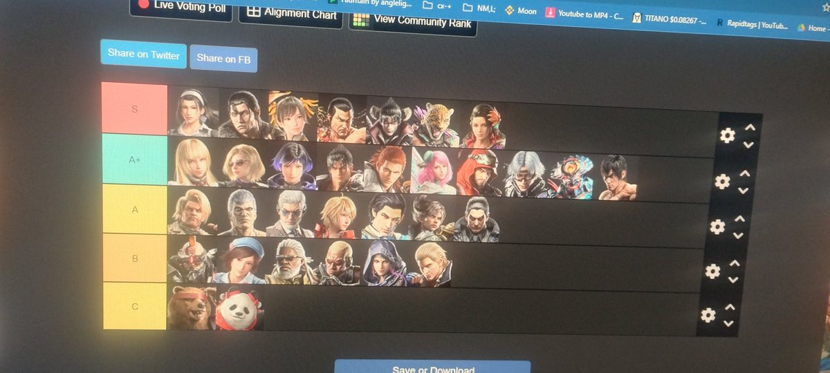 Tier list;)