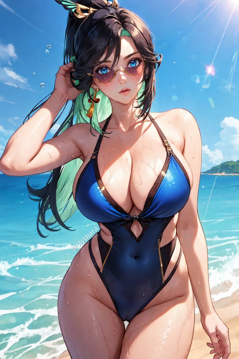 Beach day 🏖️

#xianyun #GenshinImpact #原神 #fanart