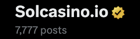 Solcasino.io tweet media