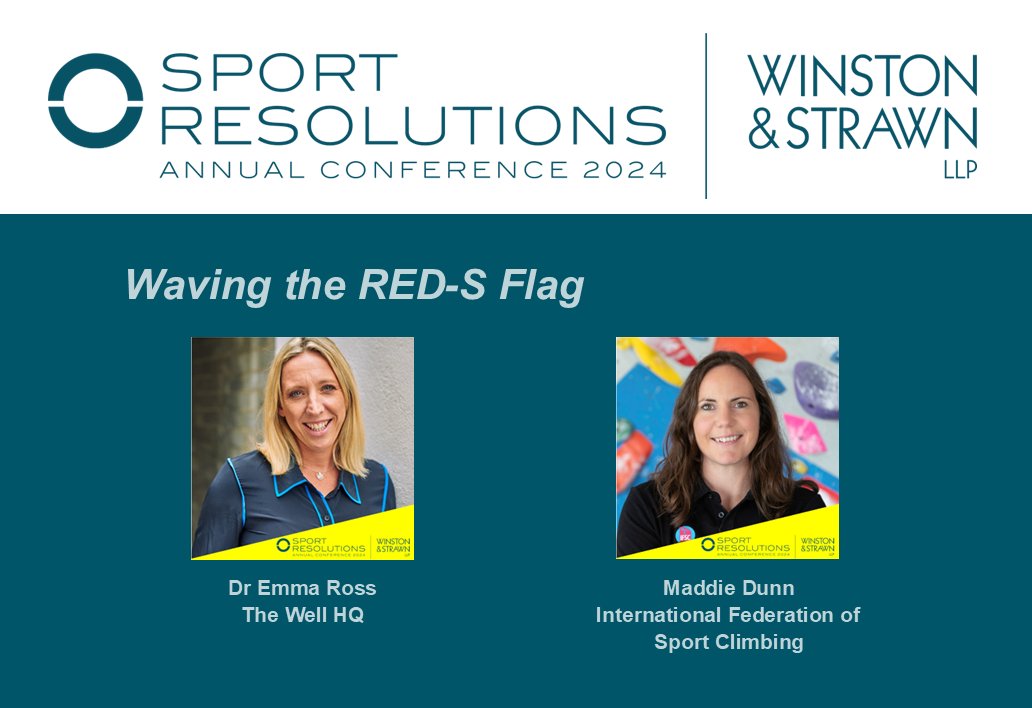 #SportRes2024 Session Announcement | Waving the RED-S Flag We will delve into Relative Energy Deficiency in Sport (RED-S), explaining and detailing the short and long-term health and performance implications associated with this condition > shorturl.at/gxMS3