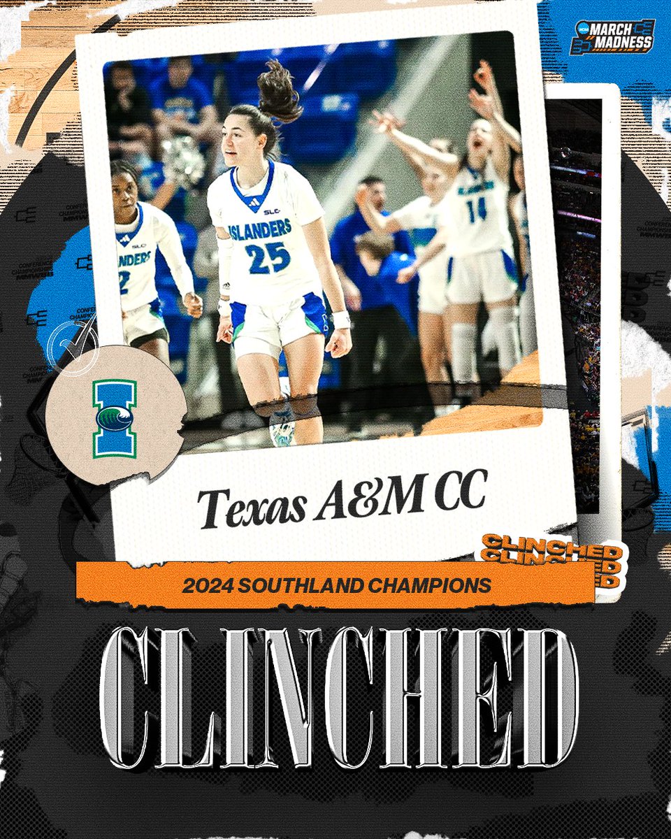 MarchMadnessWBB's tweet photo. We’ll see the Islanders at the Big Dance!! 👏

@Islanders_WBB  are the @SouthlandSports Tournament Champs!

#MarchMadness https://t.co/0ehW0Mn2Va