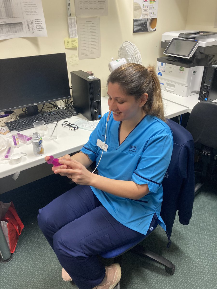 Lia Garden (@lia_garden_rd) on Twitter photo Lefki opted to have an NG inserted today to experience the patient perspective for #nutritionandhydrationweek. Thanks to our nutrition nurse Phil for inserting the tube! A valuable learning experience, including a quiz on never events with NG tubes <a href="/NHSL_Dietetics/">NHS Lothian Dietitians</a> Lefki opted to have an NG inserted today to experience the patient perspective for #nutritionandhydrationweek. Thanks to our nutrition nurse Phil for inserting the tube! A valuable learning experience, including a quiz on never events with NG tubes <a href="/NHSL_Dietetics/">NHS Lothian Dietitians</a>