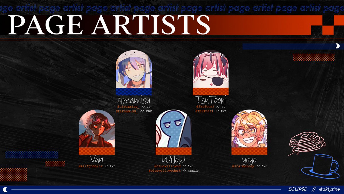 aktyzine's tweet image. And more of our page artists! Please check them out:
@reiko_rei_, @scribblee7, @sonyanneko, @starqyyt, @Succi_the_Cucci, @tttaisan, @bbleventeen, @tireamisu_, @TsuToori, @milfgobbler, @bluewillowed, @starmeIody
