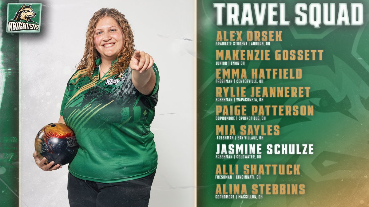 For the last time this season, are you ready for three days of action this weekend? 🚗 Here are the nine student-athletes representing us for this weekend's competition! #RaiderUP | #RaiderFamily