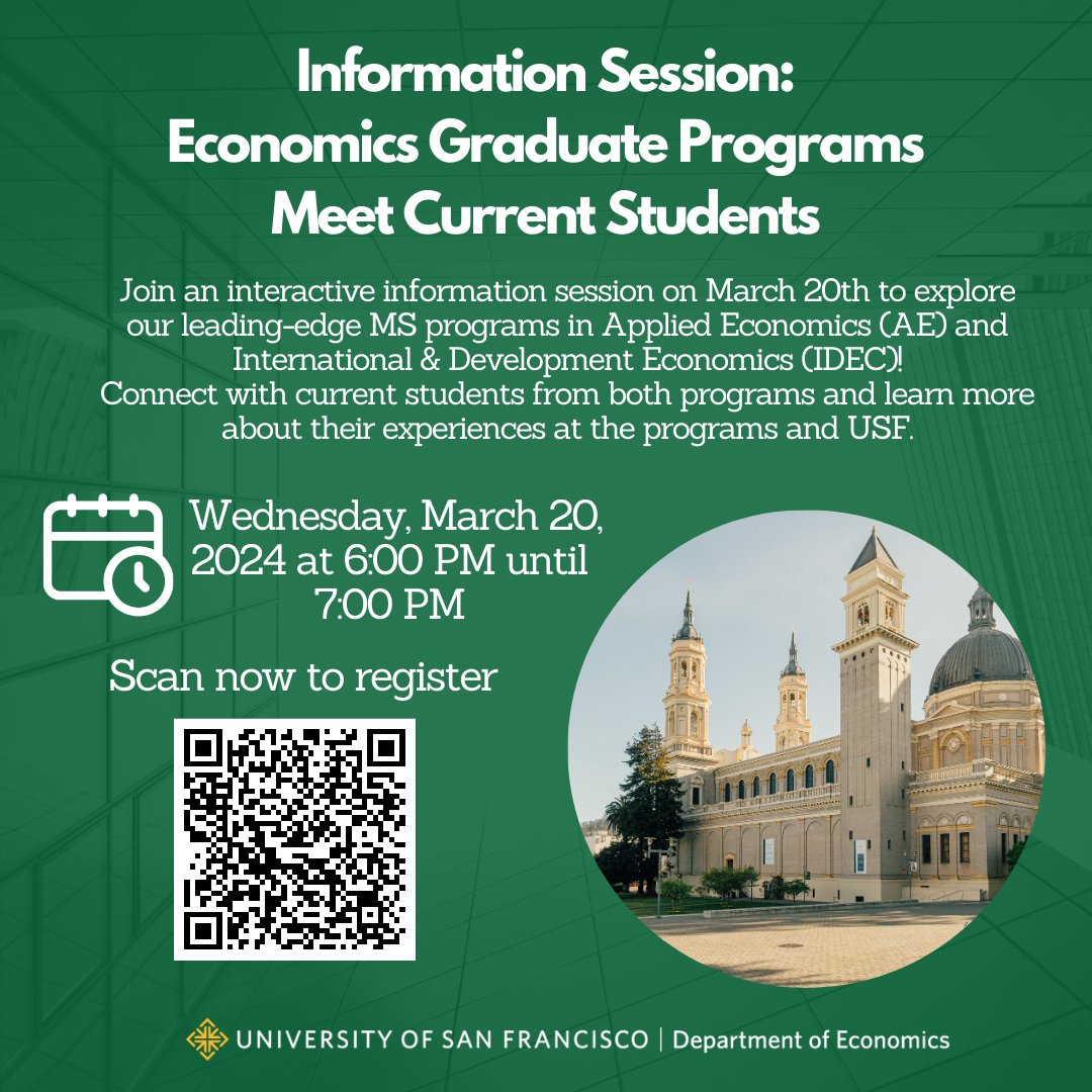 University of San Francisco Economics Department tweet media