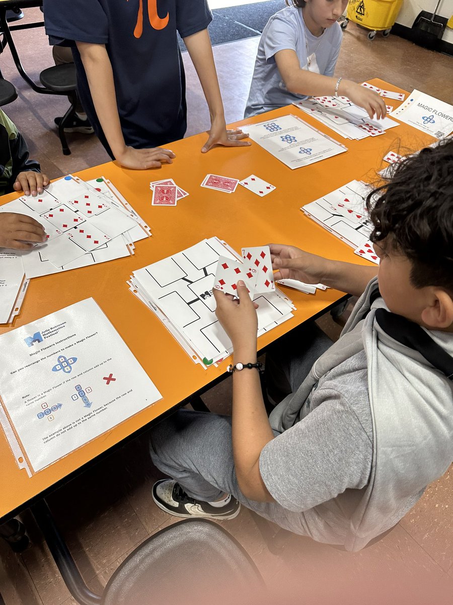 Wonderful celebrations for the International Day of Mathematics in @NMCUSD! From elementary through high school, students and teachers experienced the joy of mathematics! #idm314 #PiDay