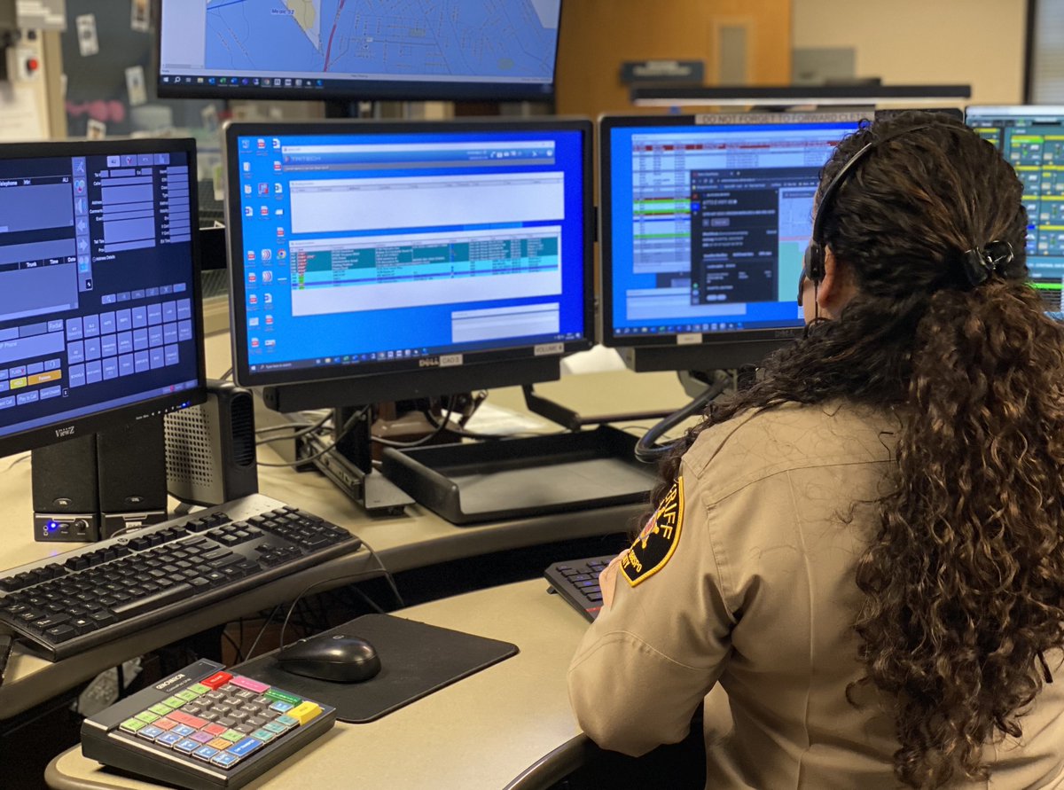 Juggling calls, coordinating responses, and keeping a watchful eye on multiple screens - that's the daily hustle of our Sheriff's Dispatchers! 📷📷📷 #DispatchLife #SLOSheriff