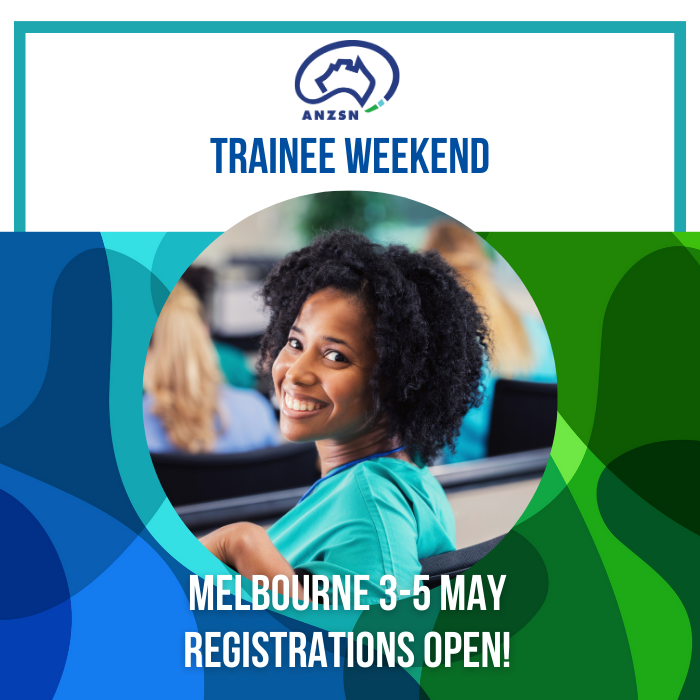 Our 2024 Trainee Weekend, 3-5 May in Melbourne brings together trainees from across Aus &amp; NZ for learning &amp; networking

Group case-based discussions, skills-based masterclasses &amp; confidence in translating theoretical knowledge into clinical approaches

shorturl.at/HIQRV