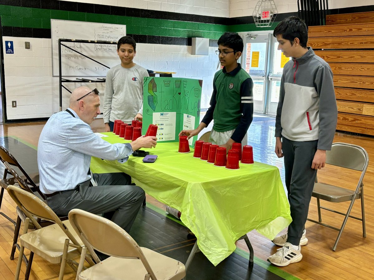 wcmsmathclub's tweet photo. The Pi Day Math Festival at @westcaryimps was a HUGE success!!! Thank you to everyone who helped out, participated, and brought this event to life. Thank you to all the staff, students, and @WCMSPTA that supported the club. HAPPY PI DAY!!! 🥧 https://t.co/3PZQacad8r
