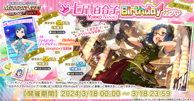 アイドルマスターミリオンライブ バースデーカード　31枚 アイドルマスターミリオンライブ バースデーカード 31枚 - メルカリ