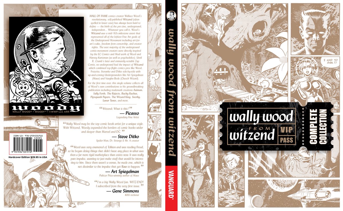 ContactWood's tweet photo. The regular cover & the Limited Deluxe Slipcased with 16-pg Bonus Folio (may be as few as 750 DLX Slipcased) — coming soon. Watch the next PREVIEWS catalog or order via https://t.co/09PD60UniM
SHARE IF YOU LOVE WOOD
#madmagazine #witzend #wallywood #eccomics #undergroundcomix https://t.co/kc7yoxEVUO