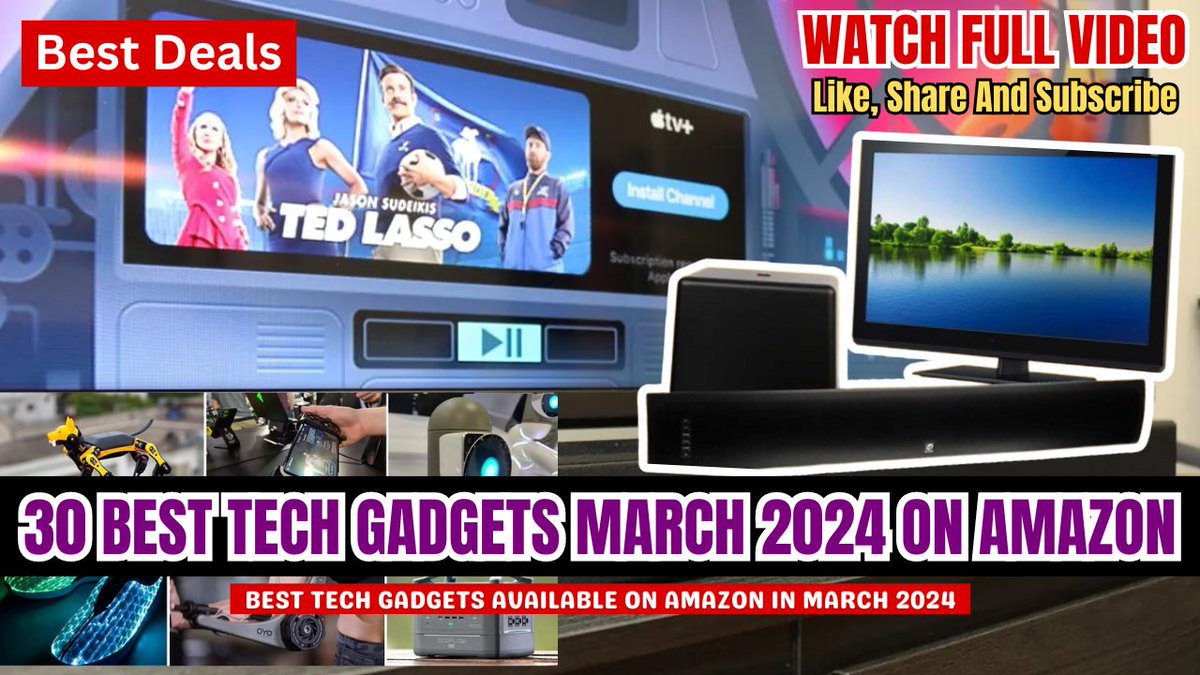 30 Best Tech Gadgets March 2024 On Amazon
Watch Now- youtube.com/watch?v=ixSbY5…

#TechGadgets2024 #NewTechReleases #AmazonMustHaves #GadgetLovers #TechTrends2024 #CoolGizmos #InnovativeGadgets #SmartHomeTech