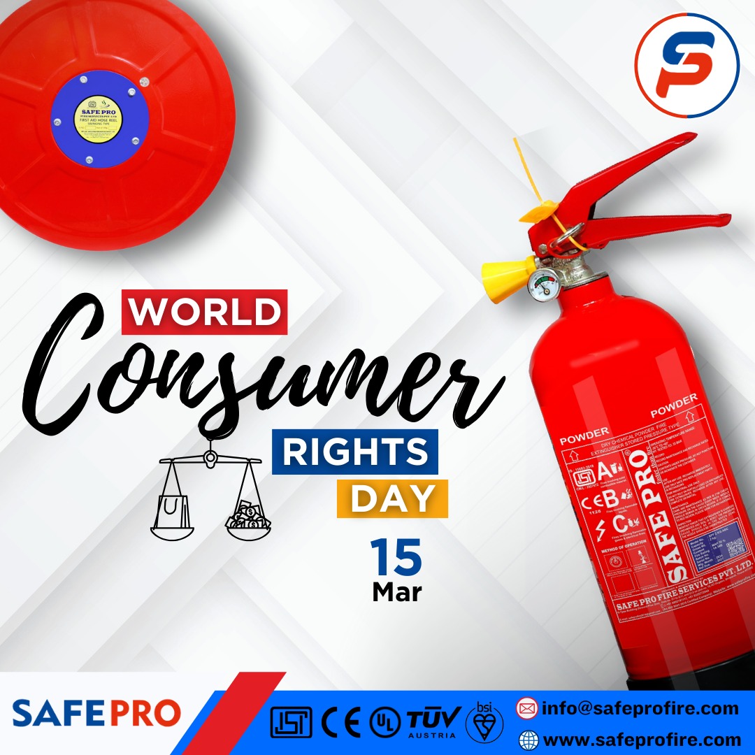 On #WorldConsumerRightsDay , let's celebrate our rights as consumers! From fair pricing to product safety, let's advocate for transparency and accountability. Together, we can make informed choices and shape a better marketplace. #ConsumerEmpowerment #safeprofire #ConsumerRights