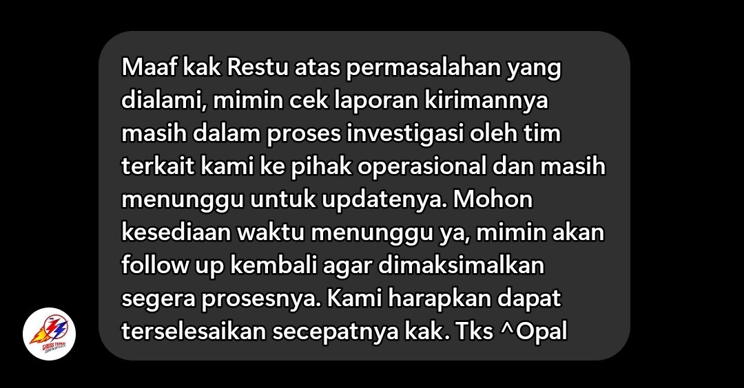 JamesSt65562419's tweet photo. @JNECare @Denny_2717 Dan kata-kata ini nanti yang bakal di lontarkan kalo resi di kirim. https://t.co/tNRXB8R76Q